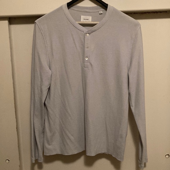 NEW - Billy Reid long sl, 3-button pullover, NEW, w/out tags - Picture 3 of 7